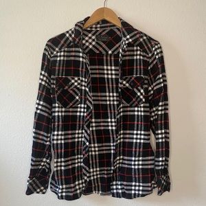 Black and red flannel